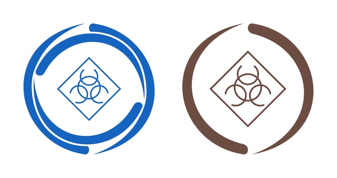 Biological Hazard Vector Icon