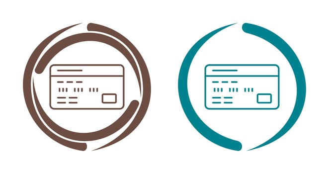 Debit Card Vector Icon