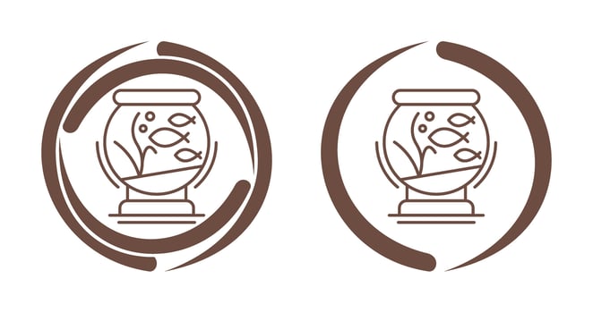 Fishbowl Vector Icon