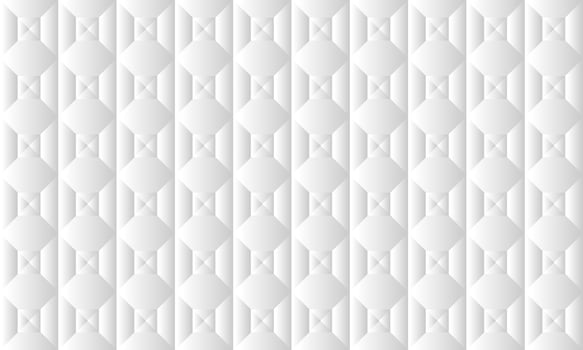 Abstract white and grey geometric background texture vector