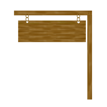 Wooden sign board texture png