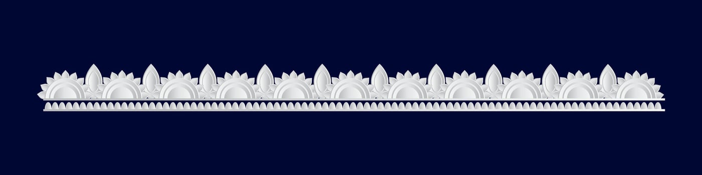 Hindu Festival Durga Puja Border Decorations, Durga Puja Frame, Durga Puja Background vector