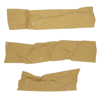 Masking tape sticker tape on transparent background png file