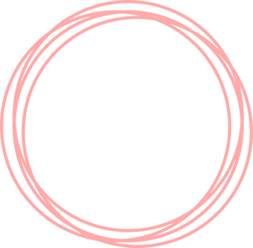Abstract line circle doodle icon png