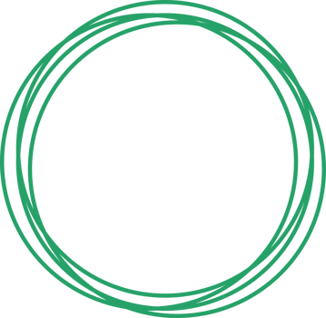 Abstract line circle doodle icon png