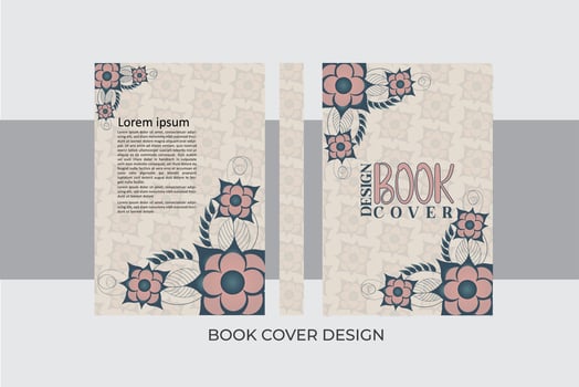Modern Book cover Design Template. vector