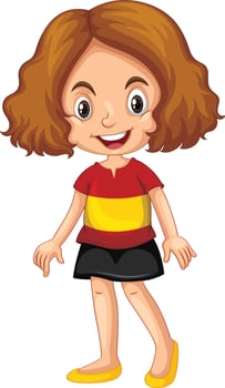 Happy Children Activities Character Design Vector