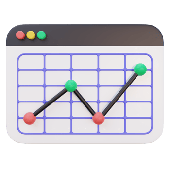 3D Graph Line png