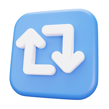 3D Social Media Repost png