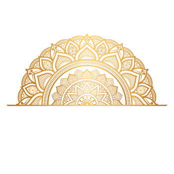 Vintage luxury golden mandala arabesque islamic pattern for wedding invitation png