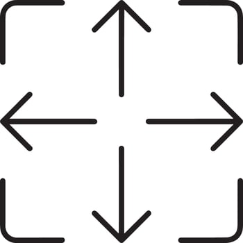 Zoom find icon symbol image vector. Illustration of the search lens design image vector