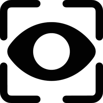 Zoom find icon symbol image vector. Illustration of the search lens design image vector