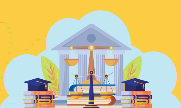 Attorney Law background vector