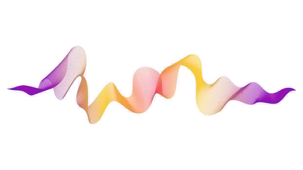 Abstract backdrop with wave gradient lines vector