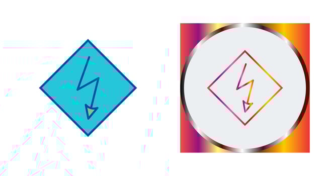 High Voltage Vector Icon