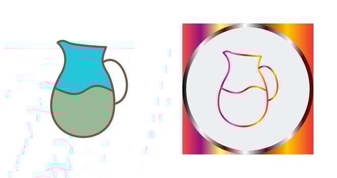 Milk Jug Vector Icon