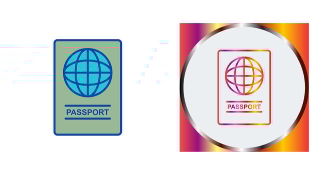 Passport Vector Icon