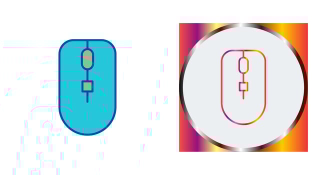Unique Mouse Vector Icon