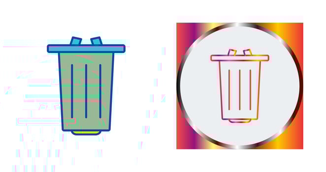 Garbage Vector Icon
