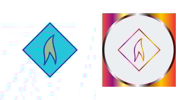 Flammable Material Vector Icon
