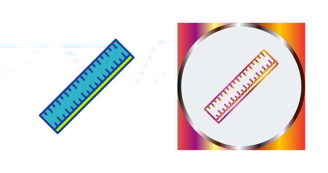 Ruler Vector Icon