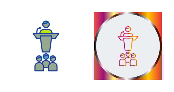 Seminar Vector Icon