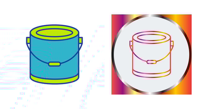 Paint Bucket Vector Icon