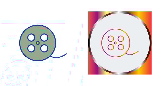 Reel Vector Icon