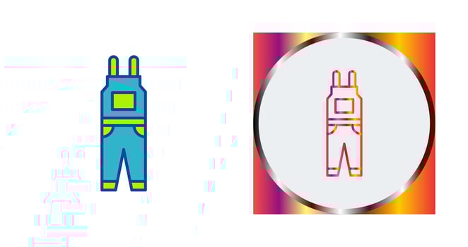 Jumpsuit Vector Icon