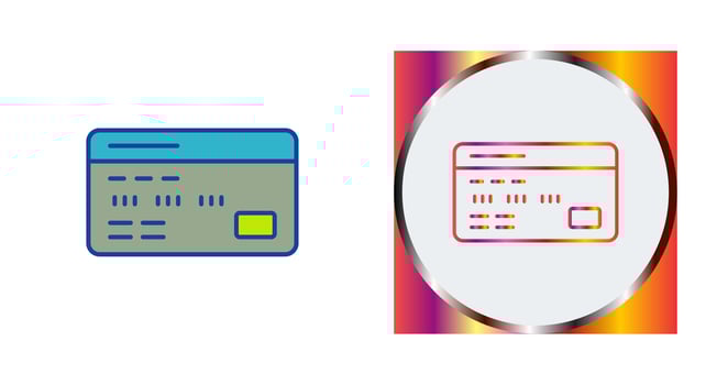 Debit Card Vector Icon