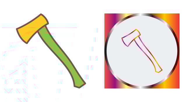 Wood Cutter Vector Icon
