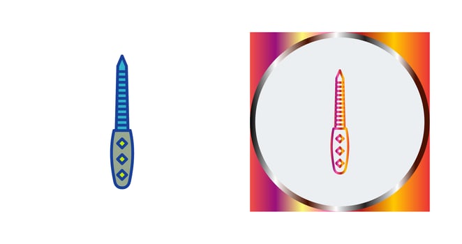 Nail File Vector Icon