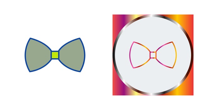 Bow Tie Vector Icon