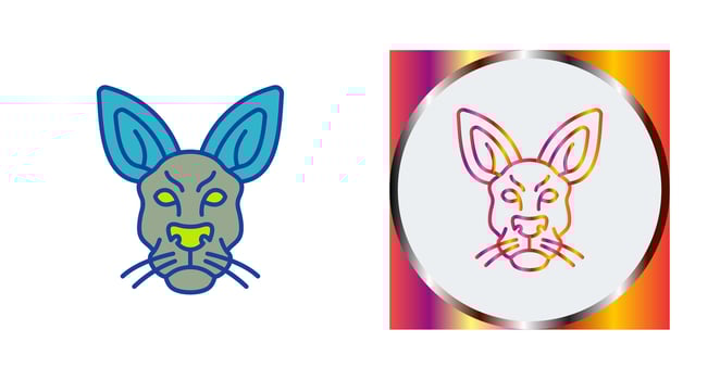 Kangaroo Vector Icon
