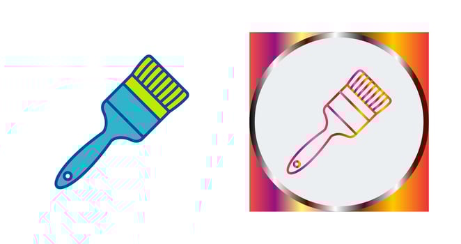 Paint Brush Vector Icon