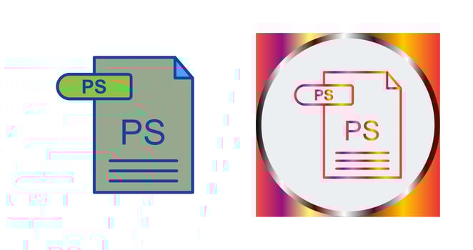 PS Vector Icon