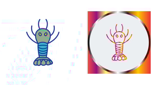 Lobster Vector Icon