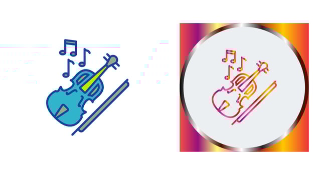 Violin Vector Icon