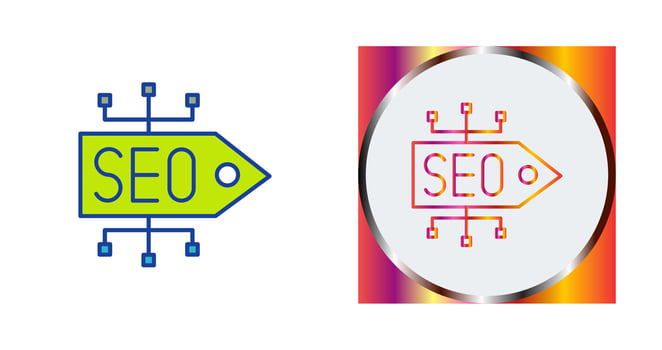 SEO Tag Vector Icon