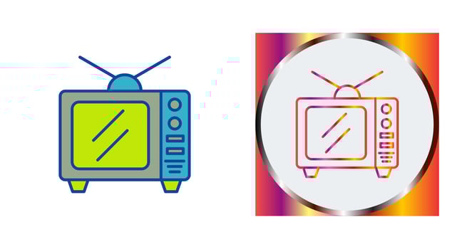 Tv Vector Icon