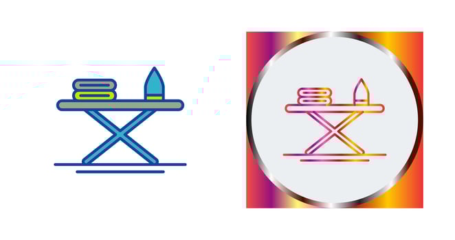 Iron Board Vector Icon
