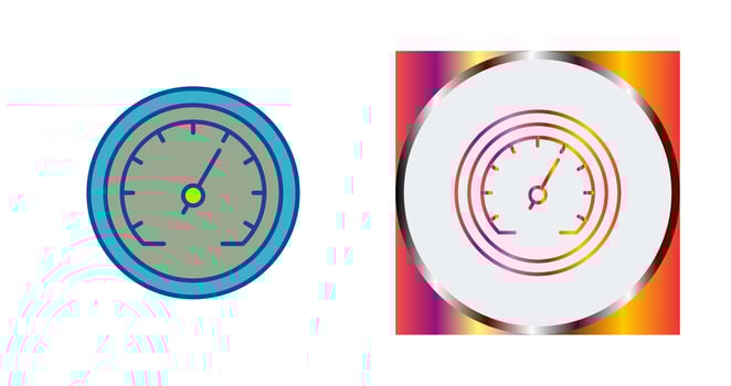Speedometer Vector Icon