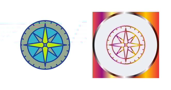 Compass Vector Icon