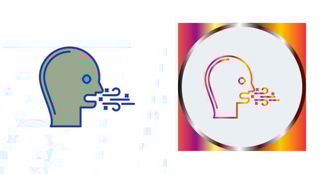 Bad Breath Vector Icon