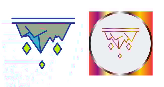 Icicle Vector Icon