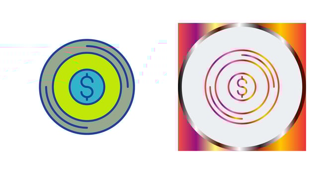 Coin Vector Icon