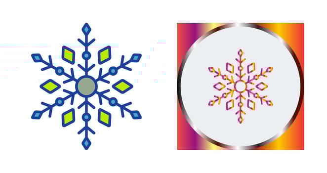Snow Flake Vector Icon