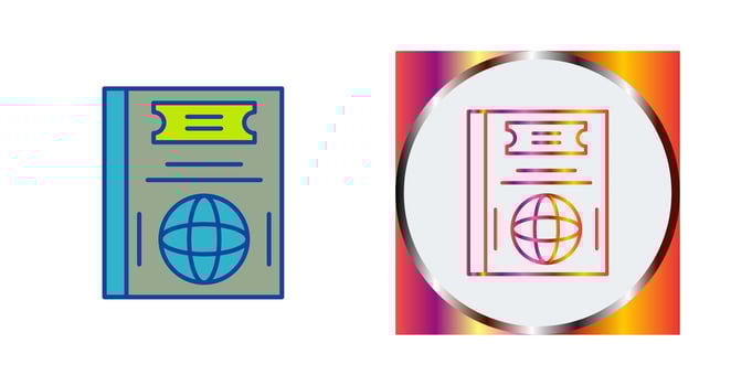 Passport Vector Icon