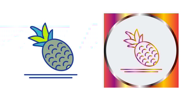 Pineapple Vector Icon