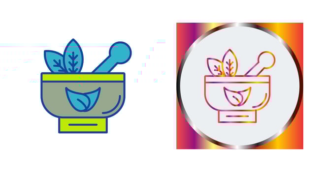 Ayurvedic Vector Icon